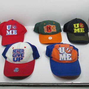 5 Different JOHN CENA U Can't See Me Baseball Cap Hat WWE Authentic Caps 2010-15